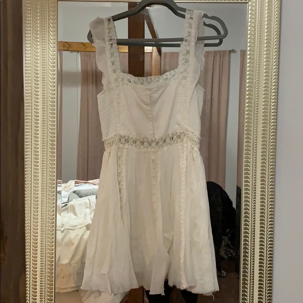 Free People ivory dress size large worn once
